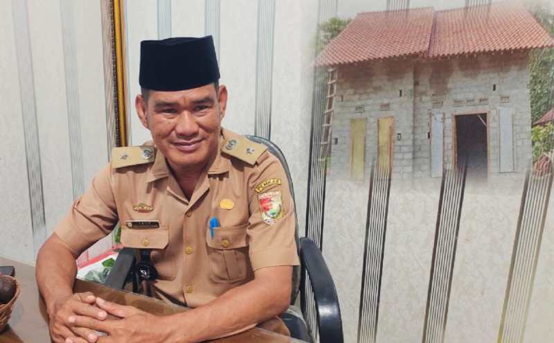 Dana Desa Gunung Katun Tanjungan Hadirkan Program Bedah Rumah untuk Warga Tidak Layak Huni
